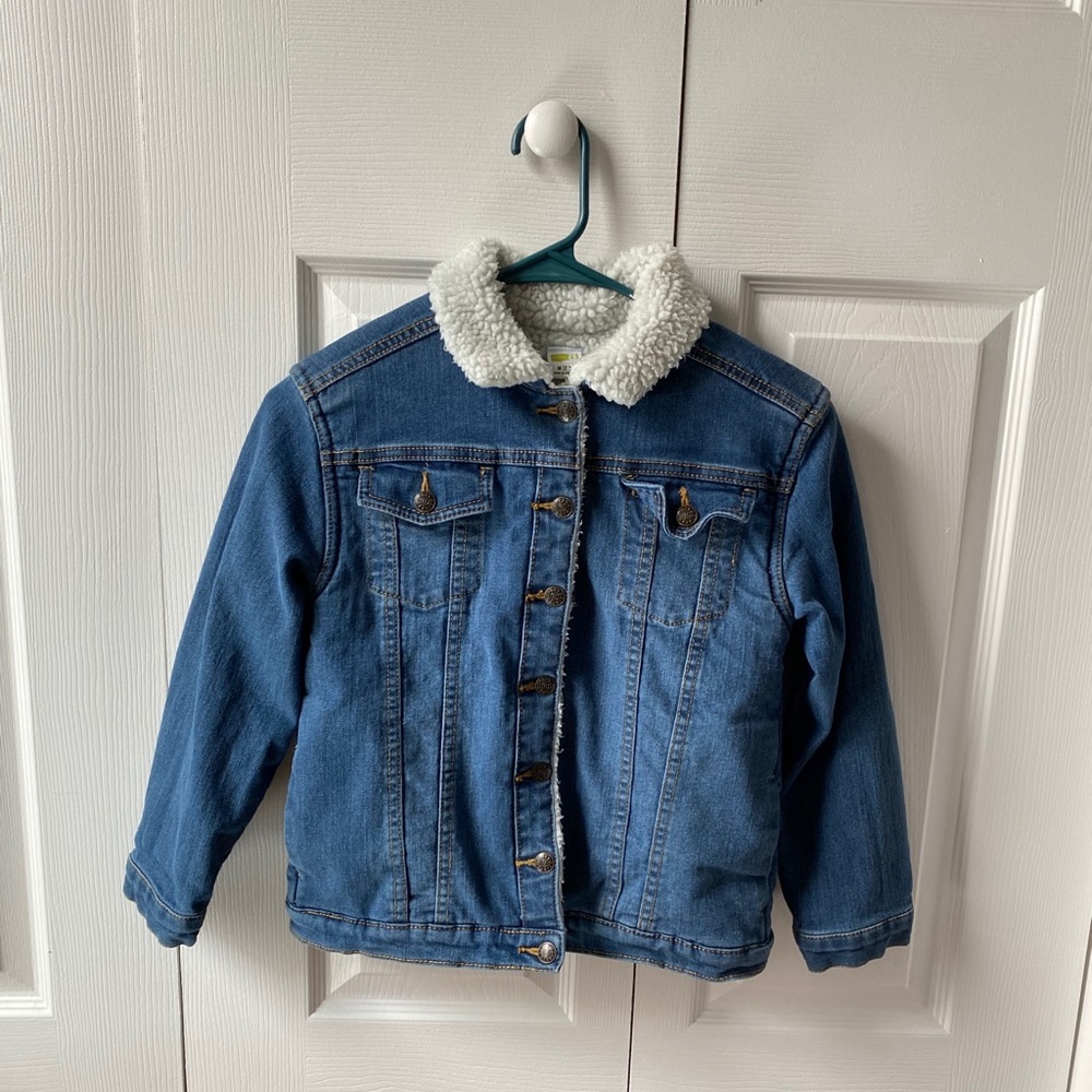 Kids Cotton Lined Denim Jean Jacket